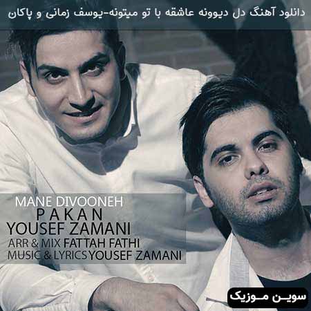 دانلود اهنگ دل دیوونه عاشقه با تو میتونه یوسف زمانی و پاکان
